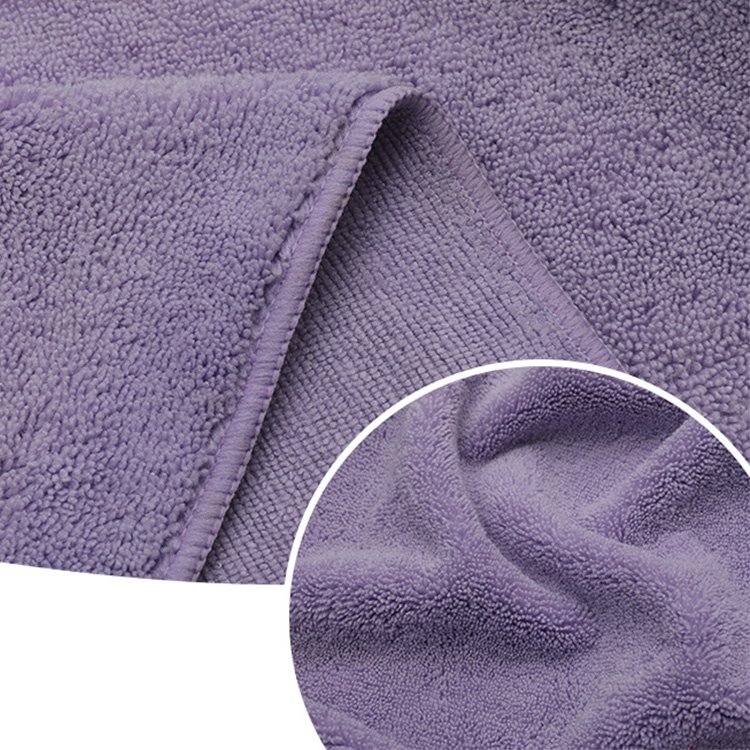 Thickened Soft Comfortable Absorbent Anti Bacteria Microfiber Terry Cloth Fabric For Wash Towel