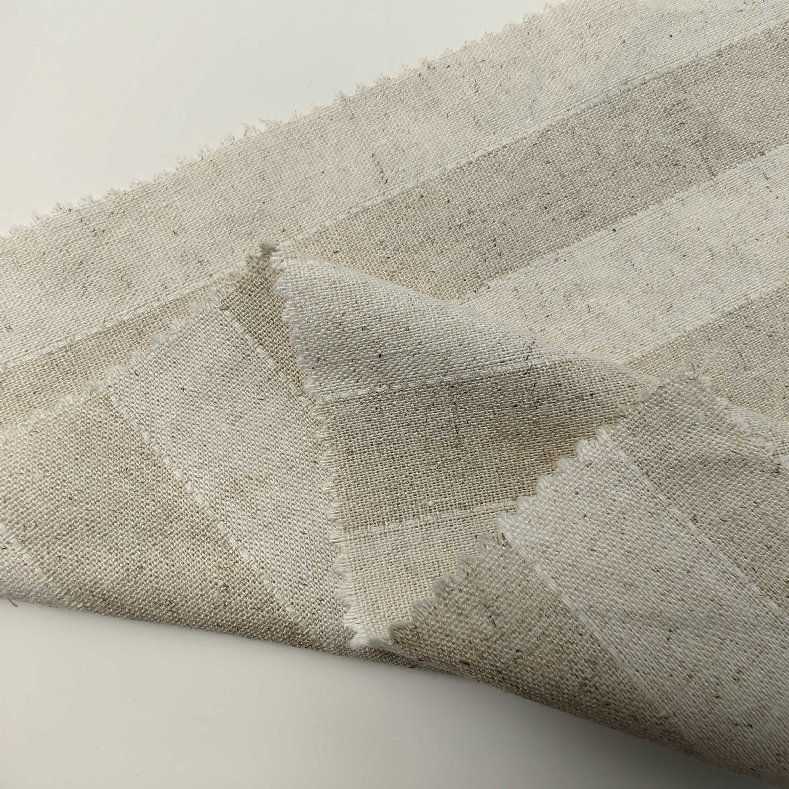 Factory Wholesale Custom Cheap Price viscose Organic Natural Eco-friendly Linen Fabric For Garment