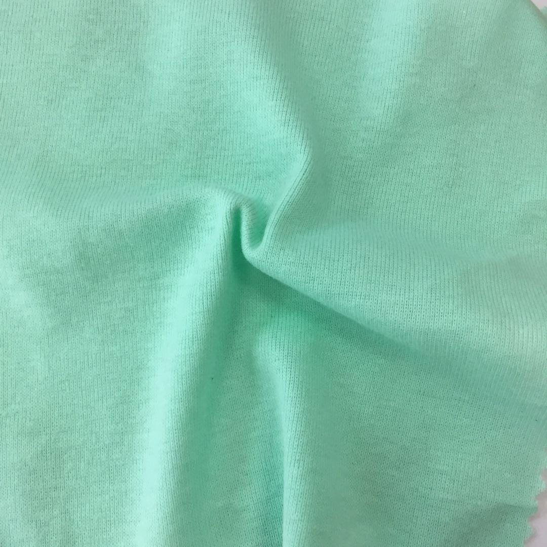 GOTS Fabric knitted 100% Organic cotton 1*1 rib