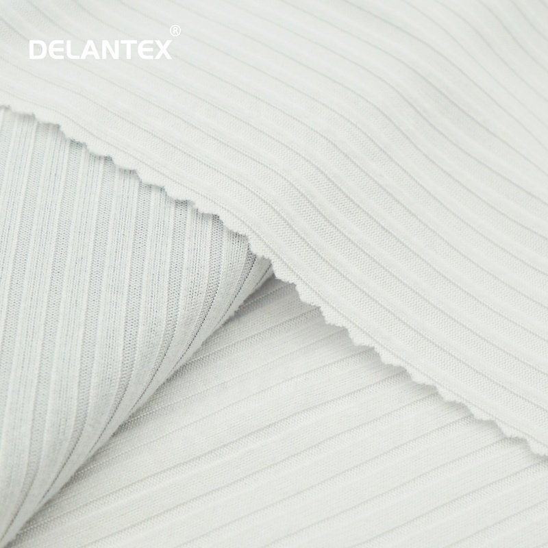 Dye Poly Spandex Knit RIB Fabric for Lady Garments