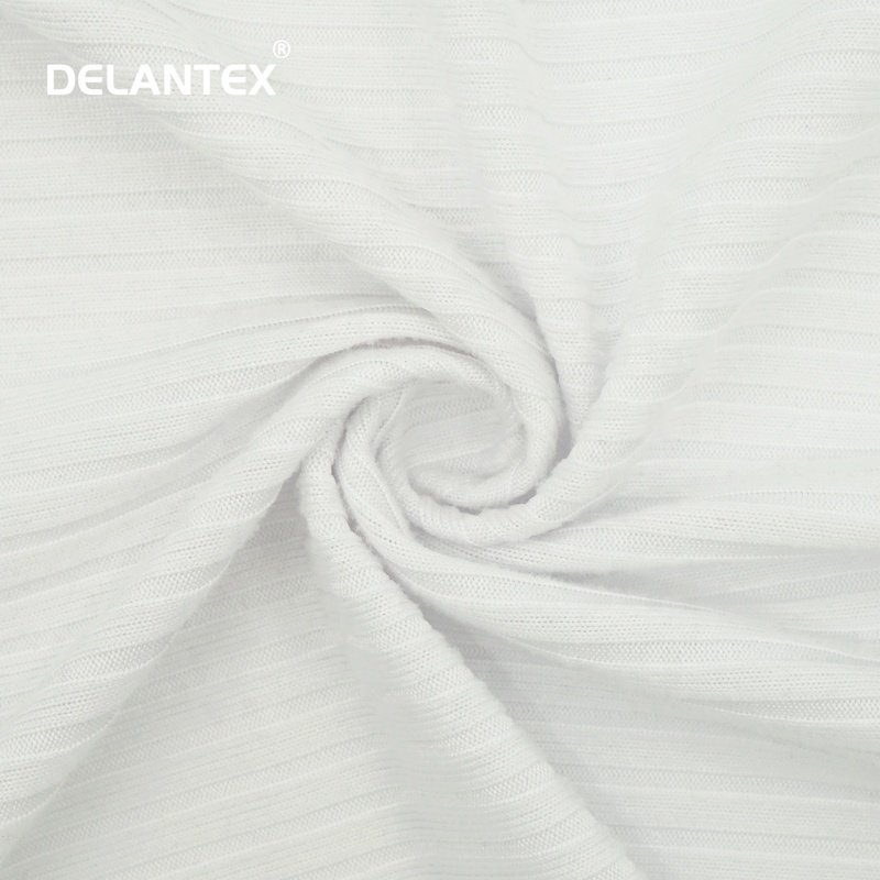 Dye Poly Spandex Knit RIB Fabric for Lady Garments