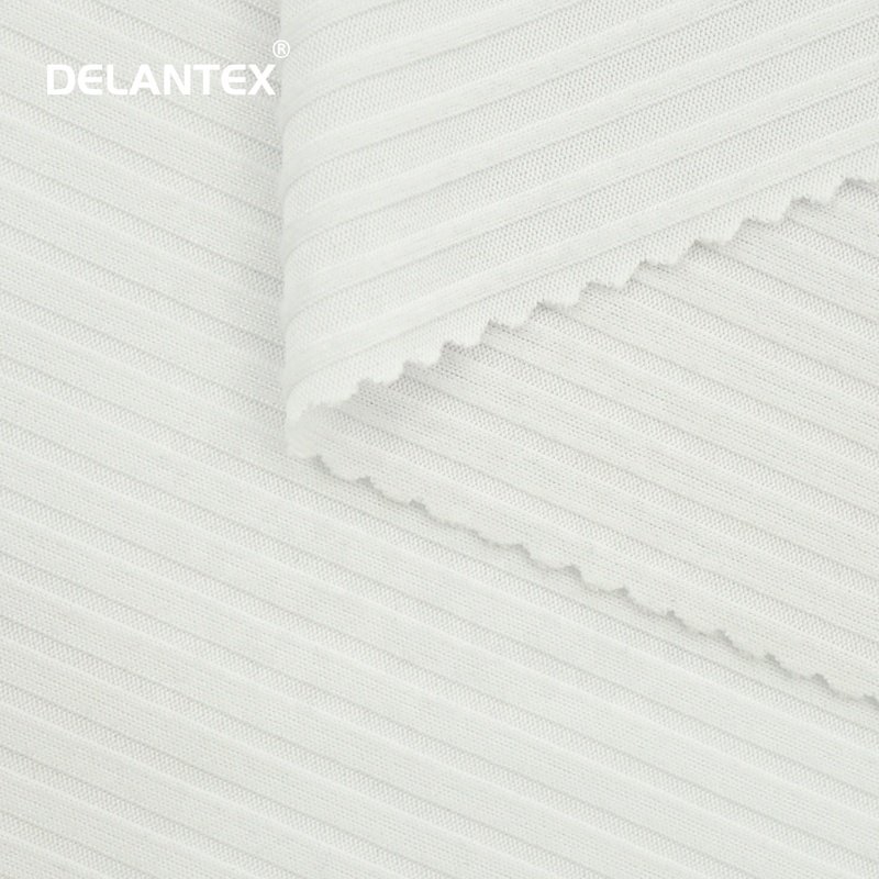 Dye Poly Spandex Knit RIB Fabric for Lady Garments