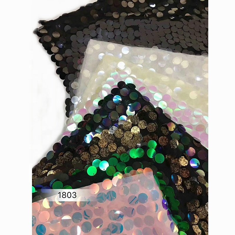 2021 Hot Selling Good Quality Embroidery Lace Fabric Bead Tulle Sequin Fabric