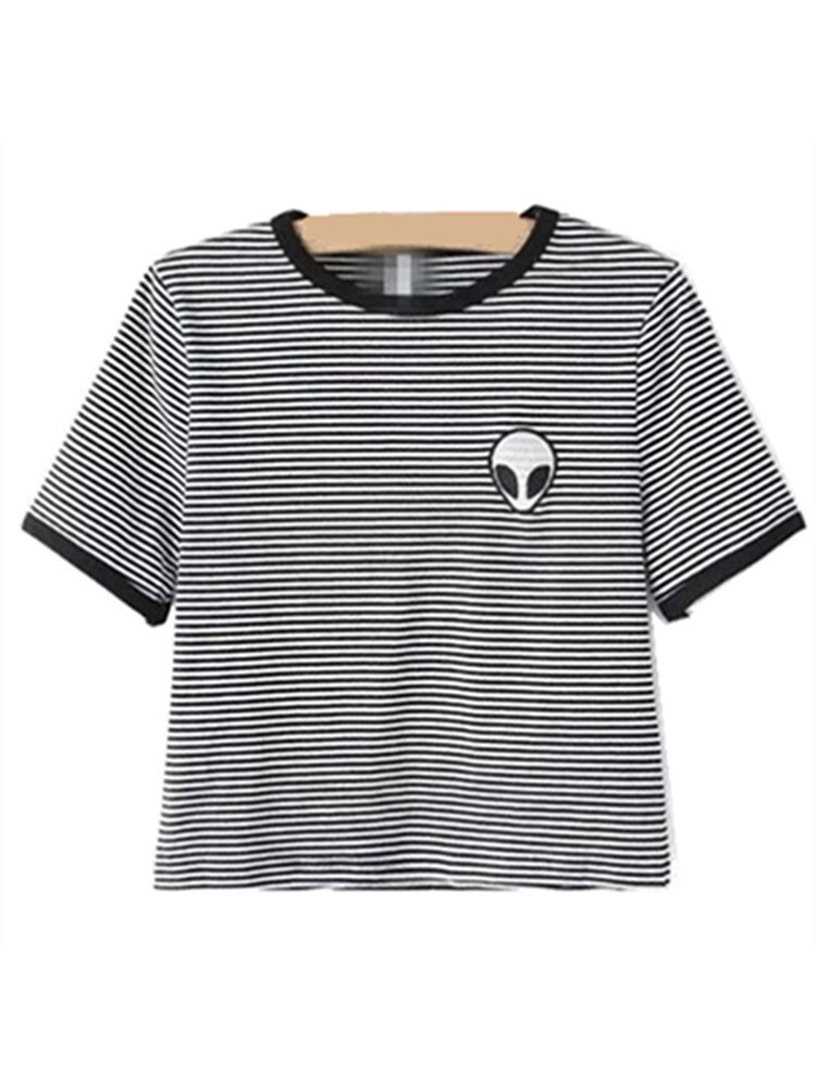 New Arrival Women Best Quality Solid Color Short Sleeve Crop Tops Scoop Neck Anti Pilling Cotton Jersey Fabric Ladies