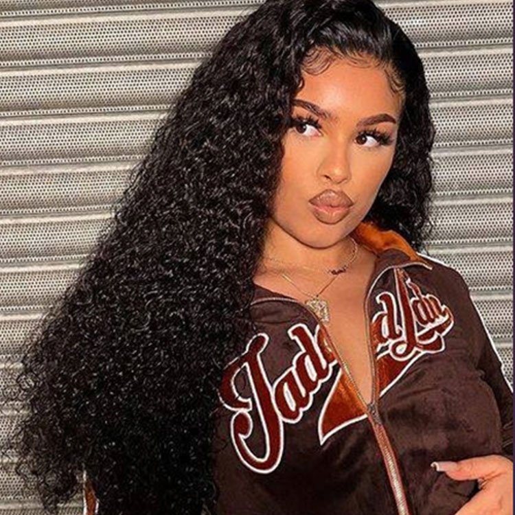 Frontal Wigs Lace Front Wig Brazilian Hair Transparent 100% Virgin Indian Wholesale 13x4 Lace Swiss Lace Natural Black Long