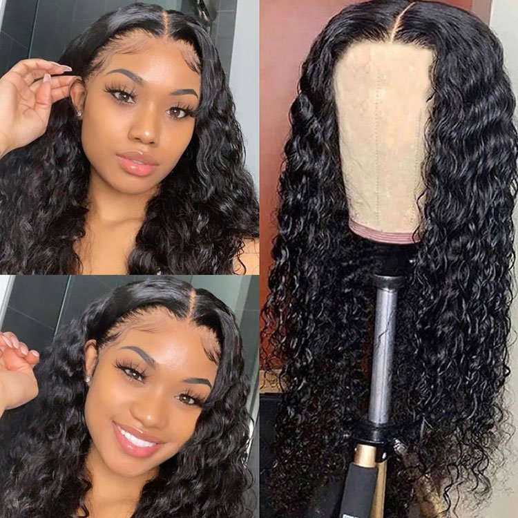 Frontal Wigs Lace Front Wig Brazilian Hair Transparent 100% Virgin Indian Wholesale 13x4 Lace Swiss Lace Natural Black Long