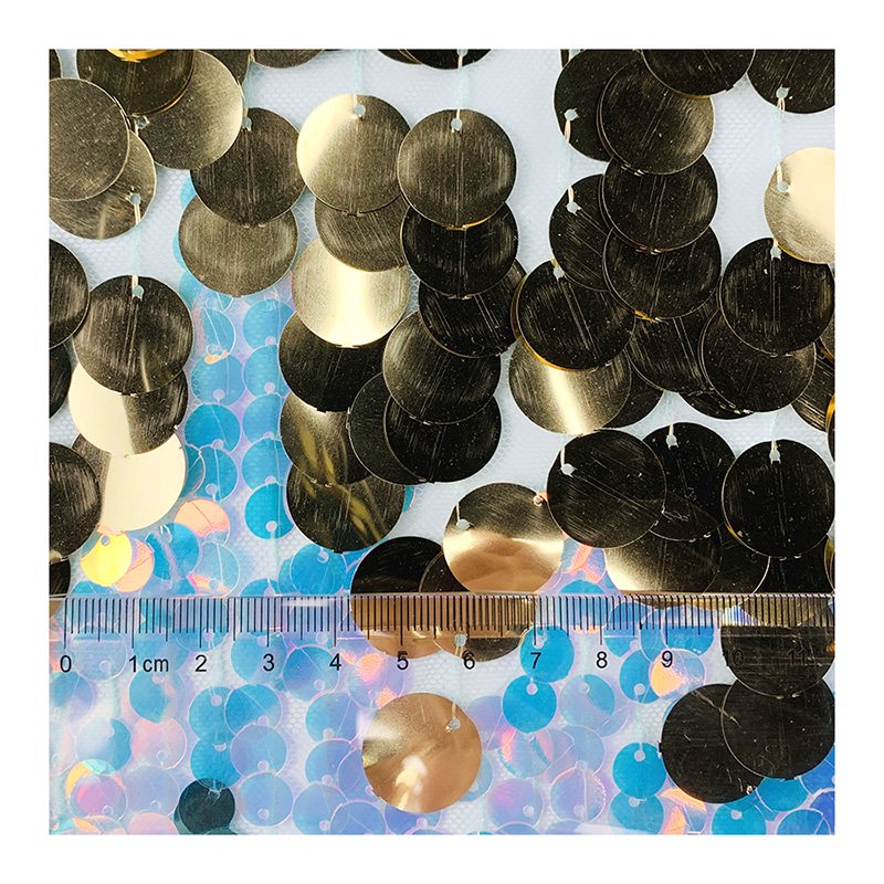 OEM wholesale price lace fabric embroidery sequins Mesh cloth multi - color overlay embroidery for dress