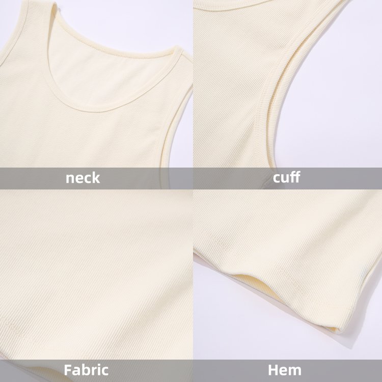 wholesale blank high quality 2 piece moq knitted sports casual 100% cotton premium mens ribbed tank tops