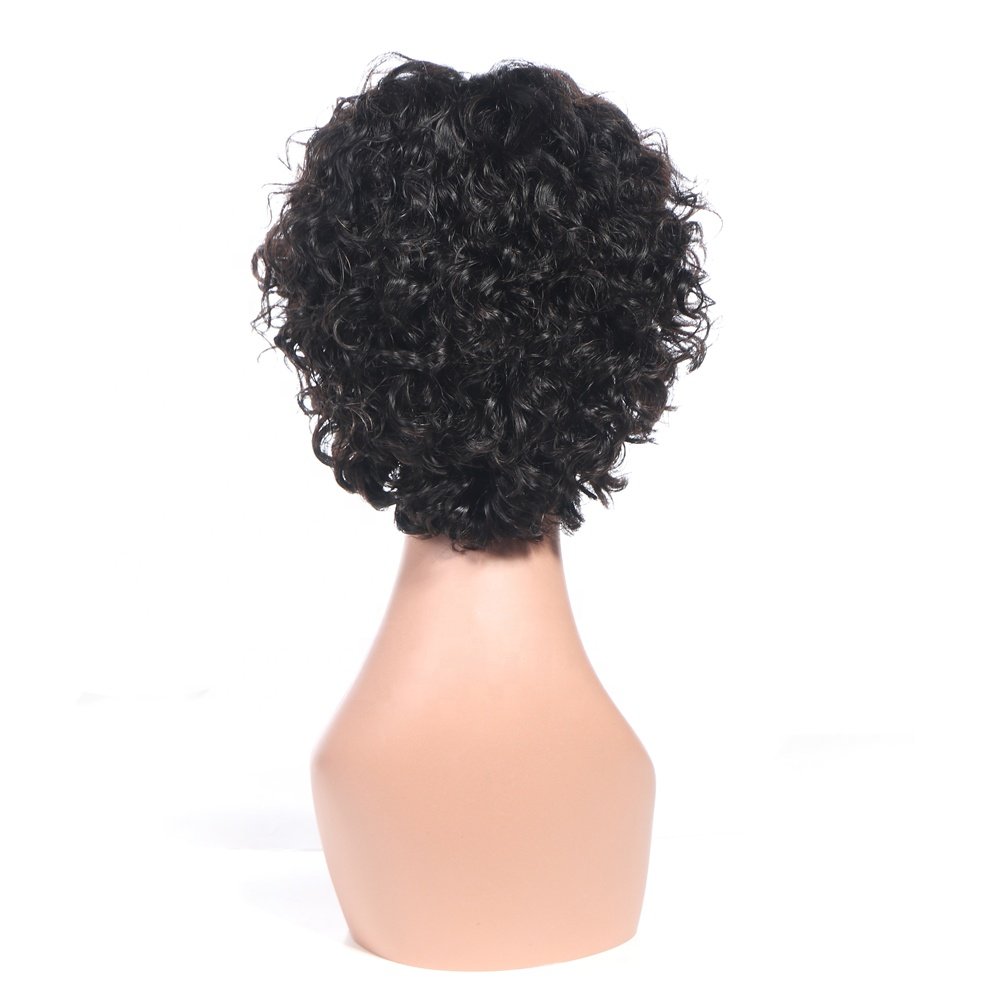 Xuchang Longguan wholesale products short wigs natural hair wigs HD Transparent 13X4 lace wigs 100virgin human hair