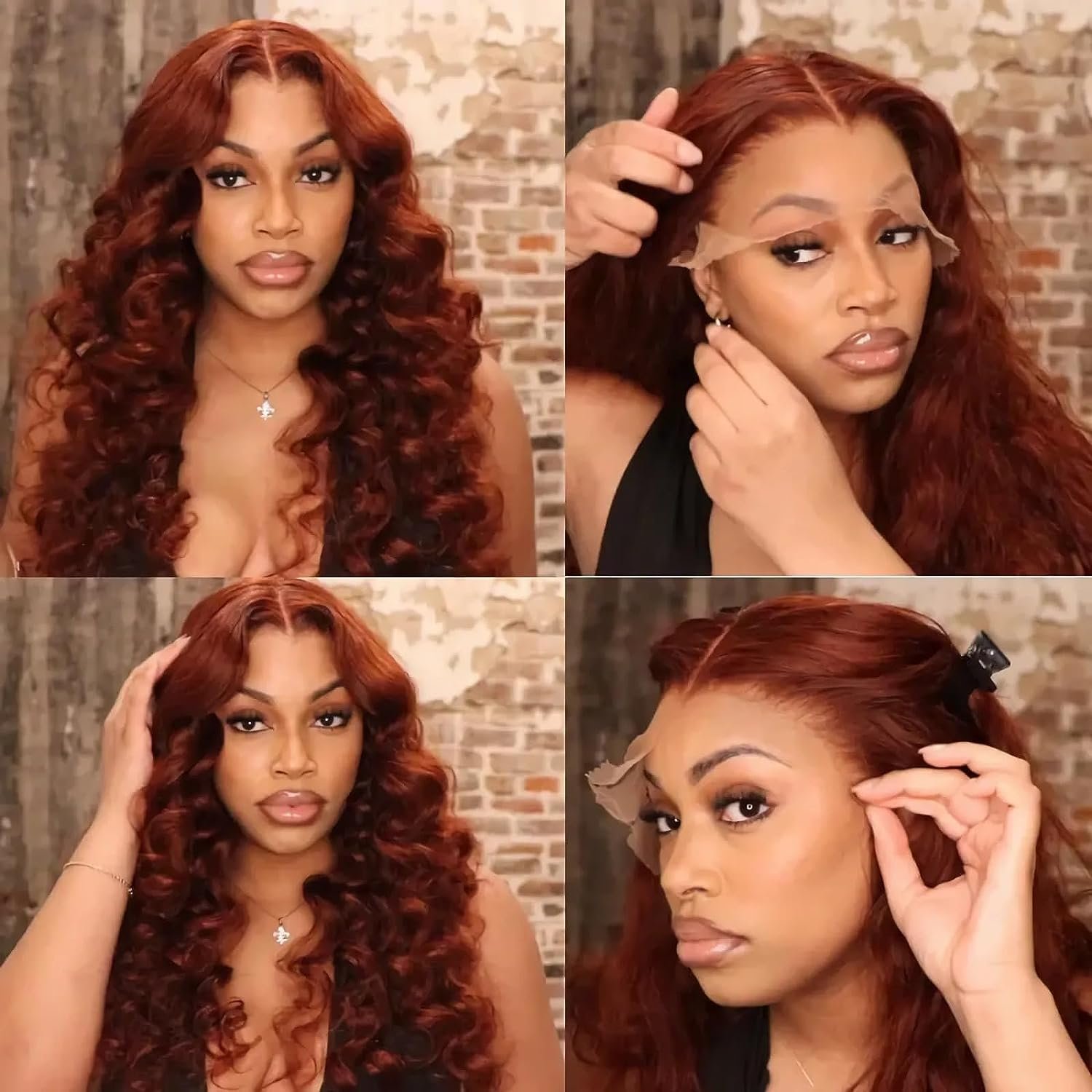 cheap wholesale 13X4 13X6 Brown Color human hair glueless wigs HD Lace lace front wigs Virgin Brazilian Hair wig for black women
