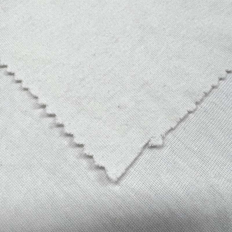 Custom Organic Cotton Fabric 100%Organic Cotton 1*1 Rib Knitting Fabric for Dress