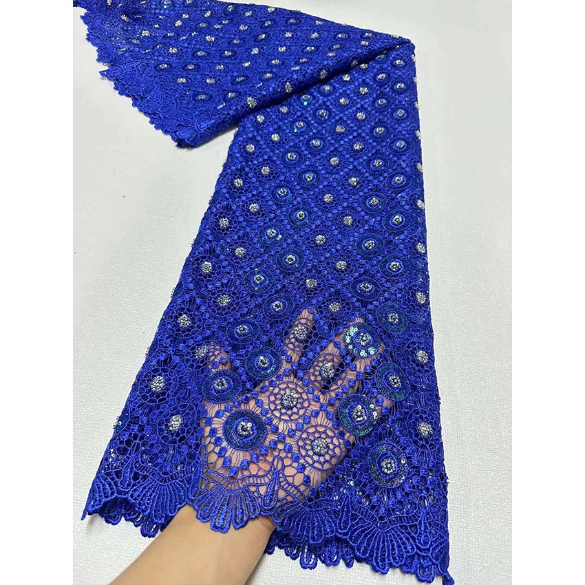 New water-soluble bead tube handmade lace brocade jacquard fabric luxury Embroidered fabric