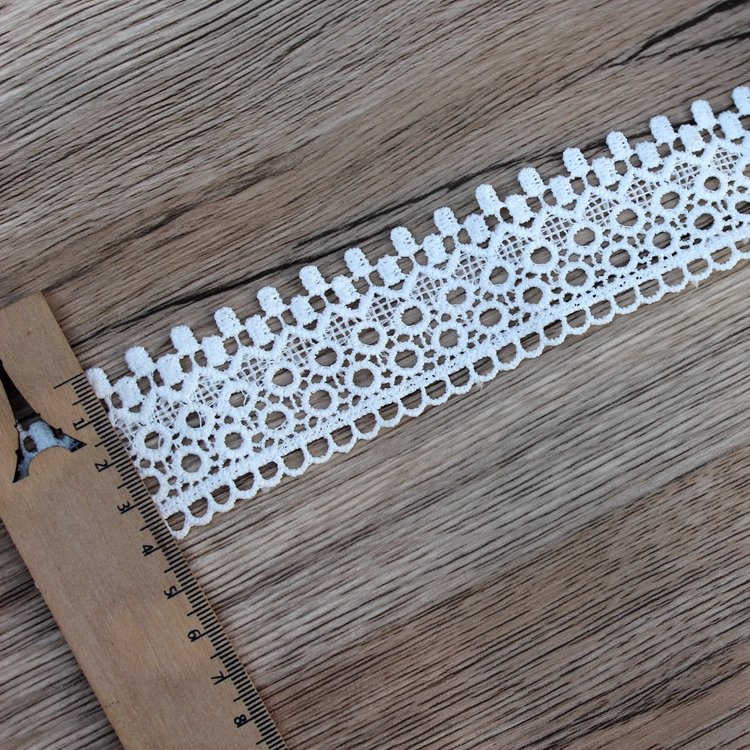 Zeal White Milk Silk Lace Ribbon Exquisite Flower Lace Trims Apparel Sewing Accessories Handmade Trimming