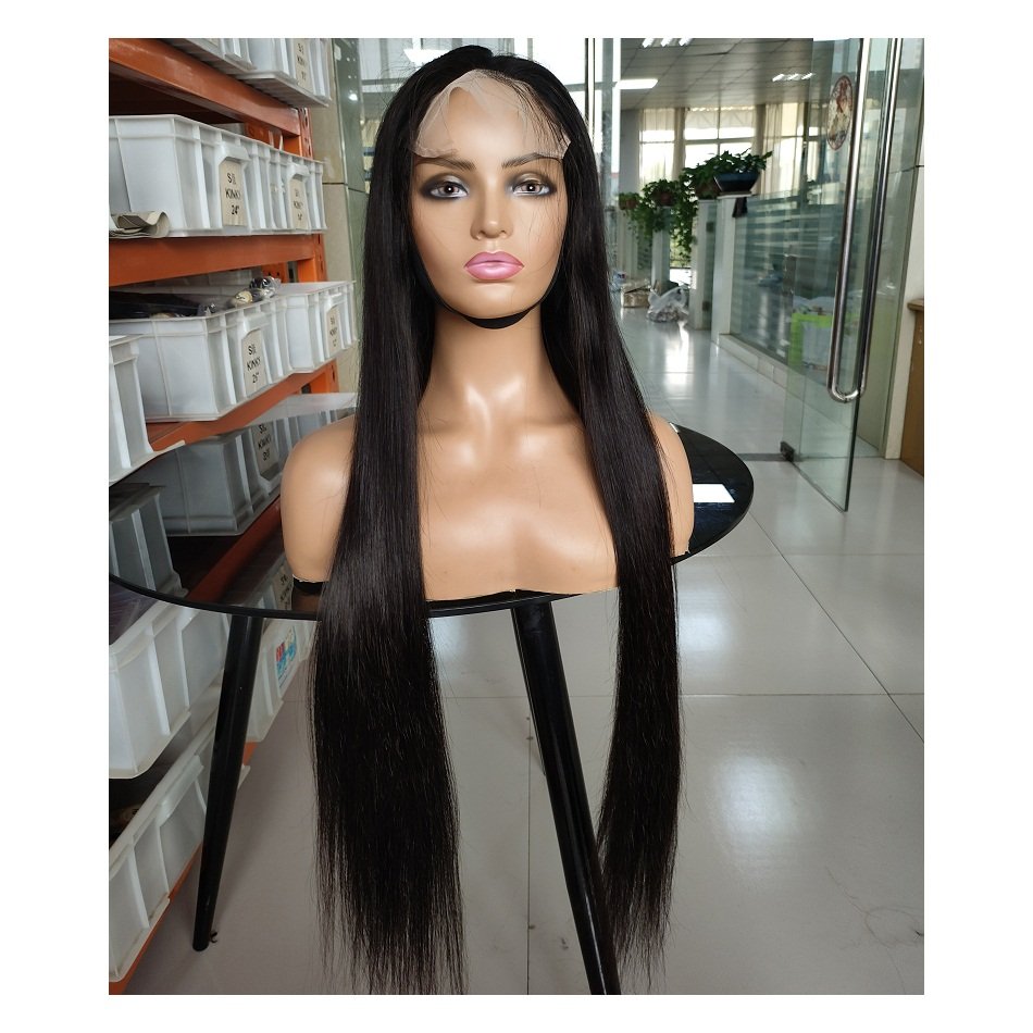 Customizable 2x6 4x4 5x5 6x6 7x7 hd lace closure wigs virgin Brazilian human hair wigs HD lace closure front wig