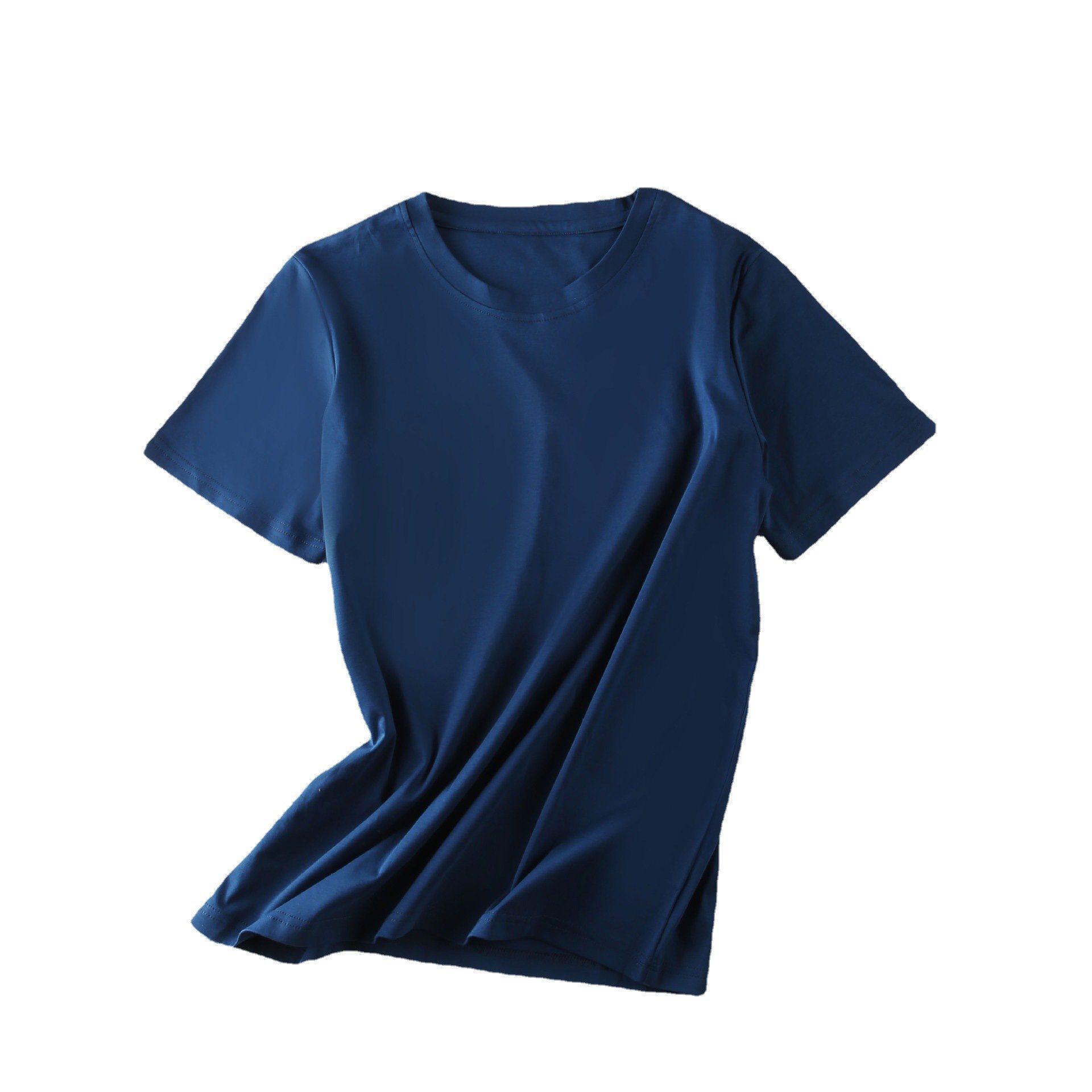 V Neck T Shirts Women Casual Short Sleeve Ribbed Trendy Tops