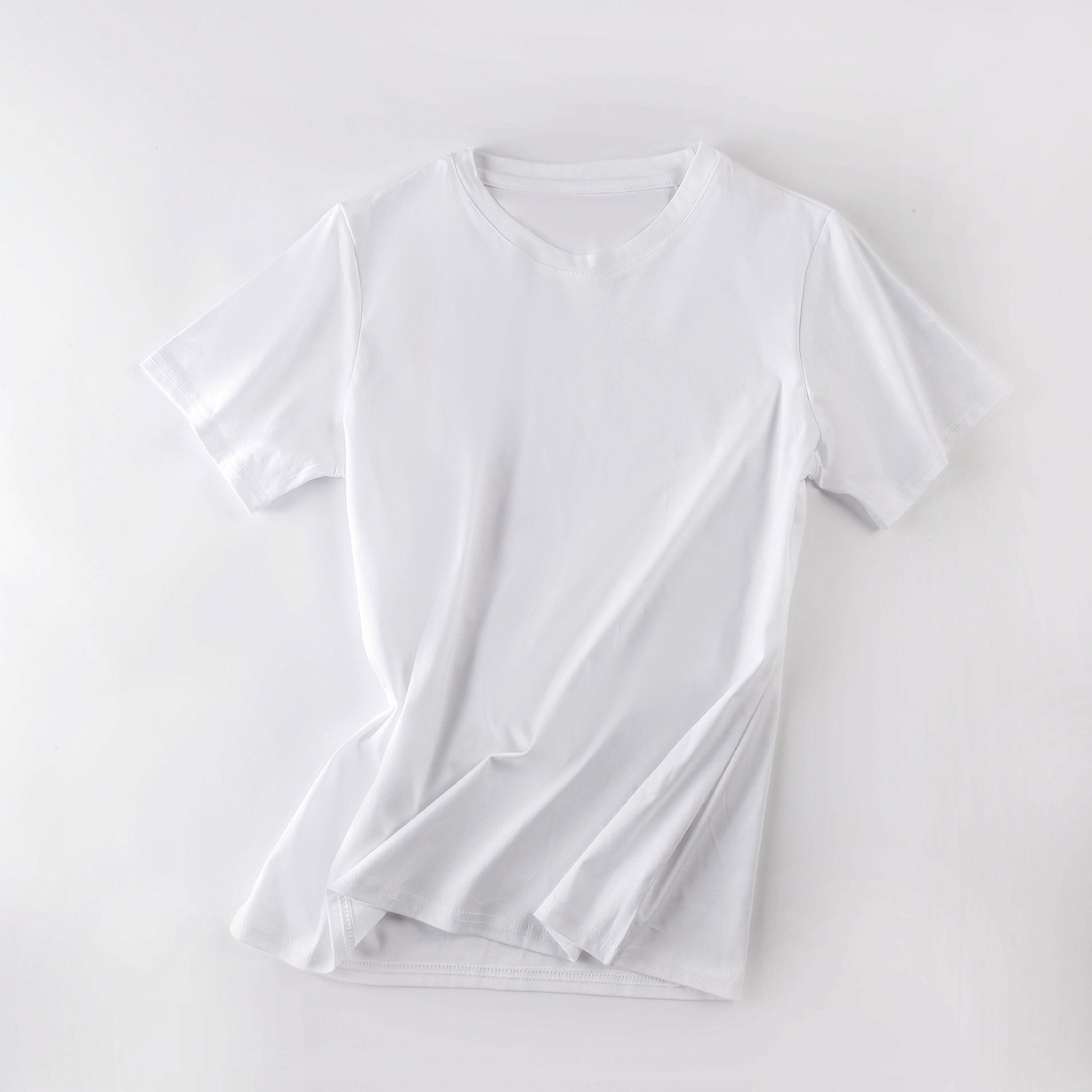 V Neck T Shirts Women Casual Short Sleeve Ribbed Trendy Tops