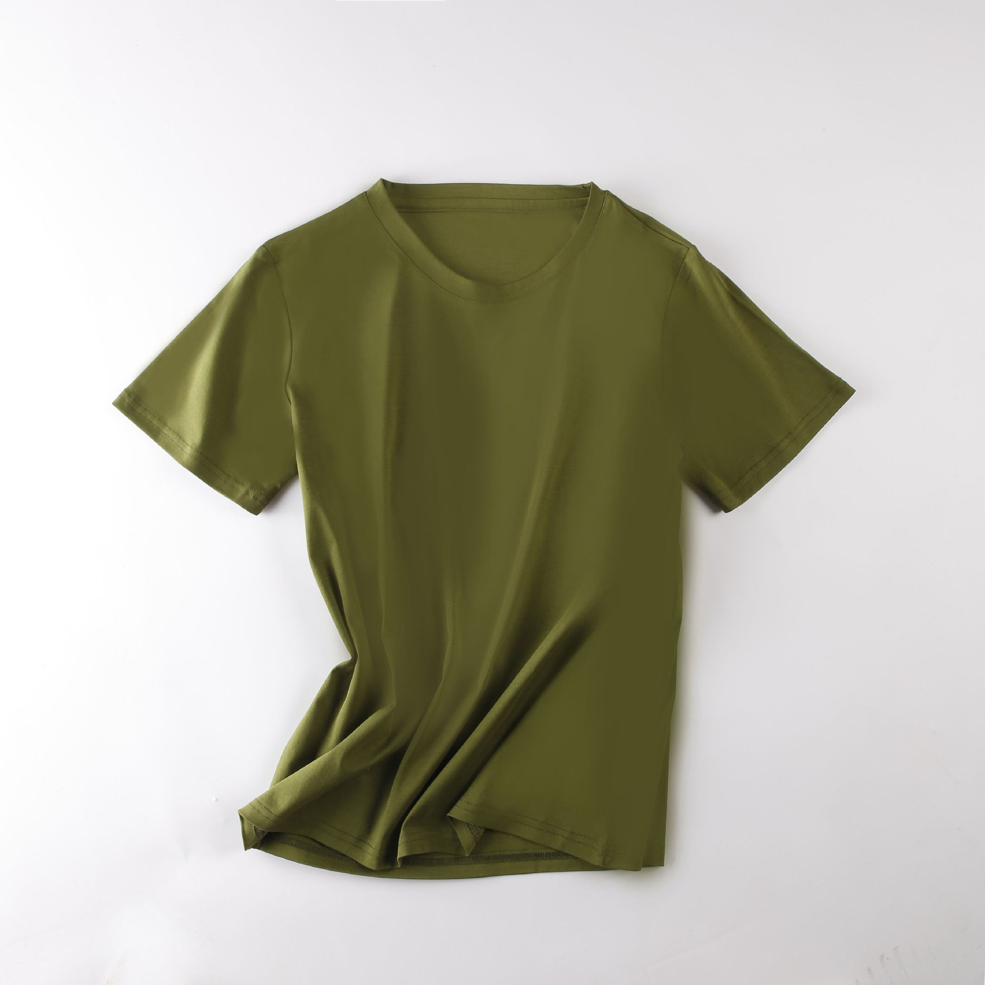 V Neck T Shirts Women Casual Short Sleeve Ribbed Trendy Tops