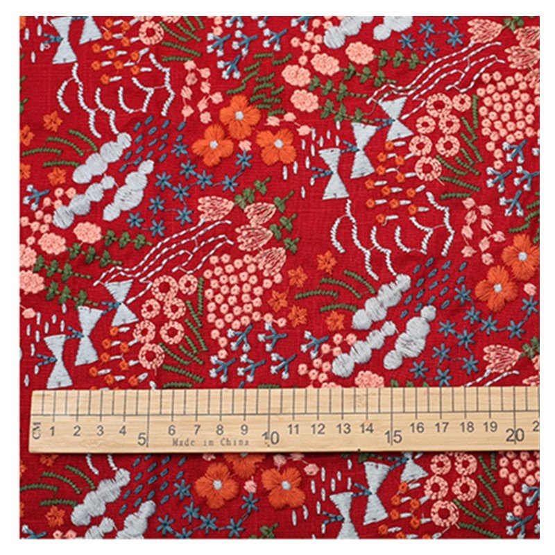 Cotton Embroidery Fabric Lace Embroidery
