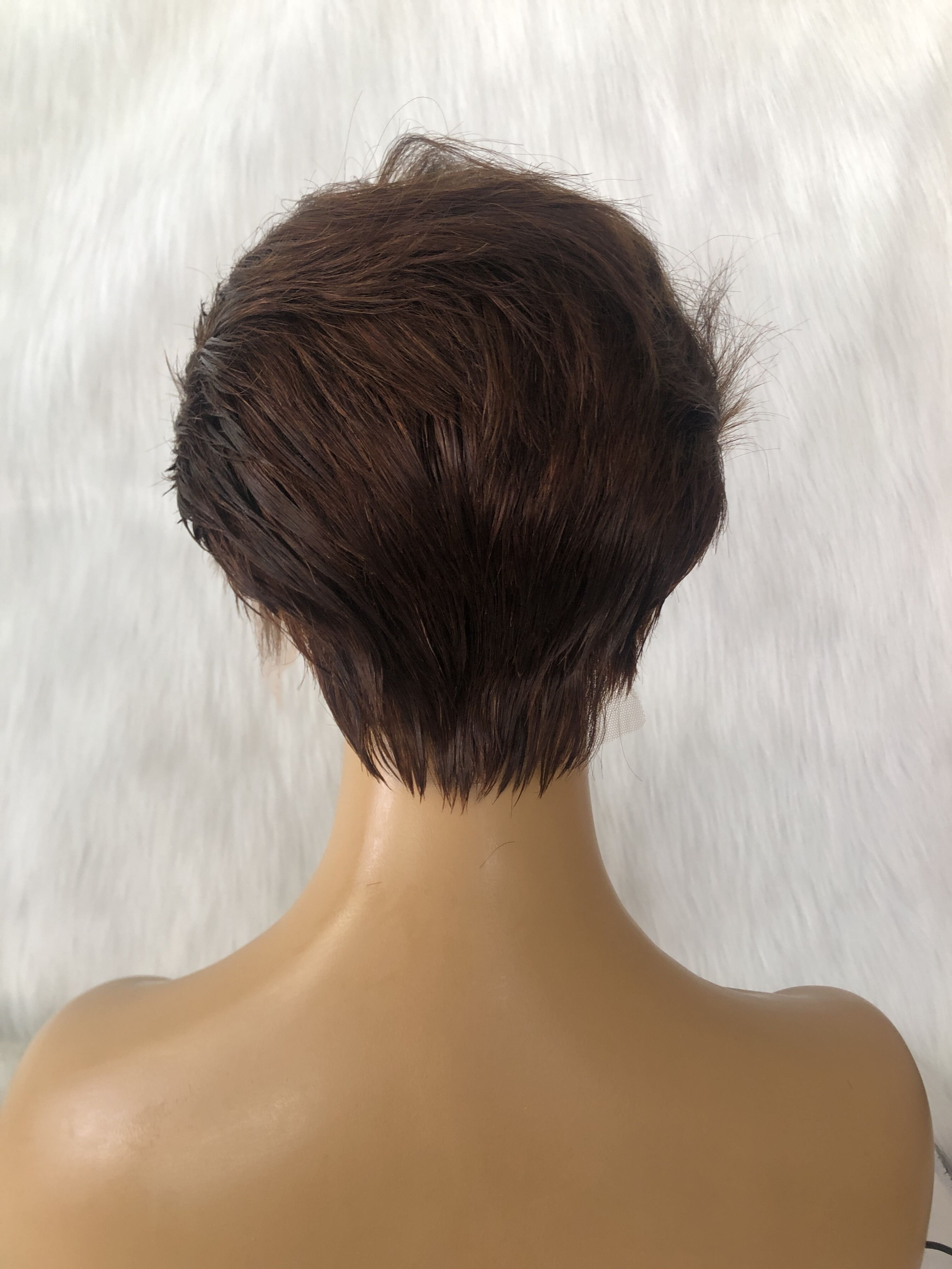 Raw Virgin Cuticle Aligned Hair Wigs Lace Front Pixie Wig Human Hair Brazilian Hair Transparent Double Drawn Vendor 1 Piece Long