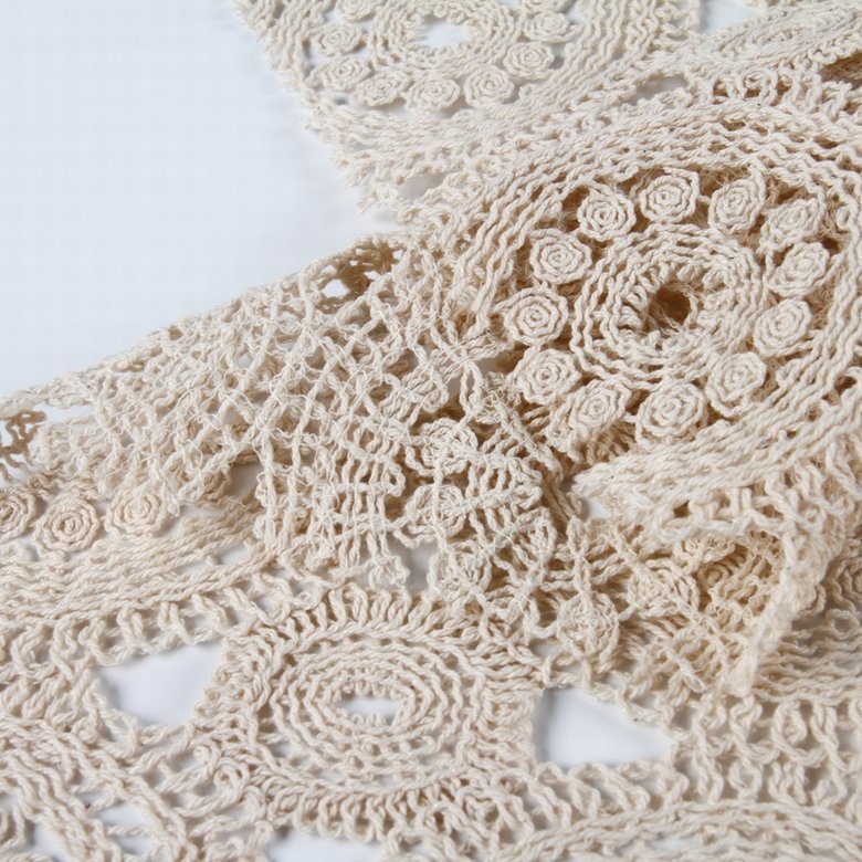 HA-3165F New arrivals chemical indian gupure embroidery water soluble lace fabric online