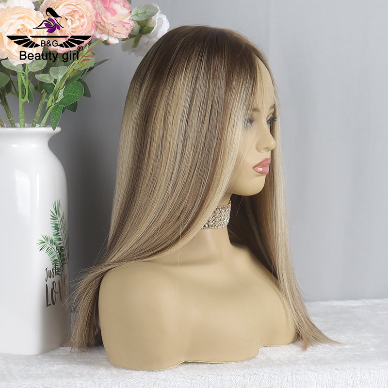 Wholesale best selling jewish kosher human hair wigs raw virgin cuticle aligned hair 13*6 hd transparent lace frontal wigs