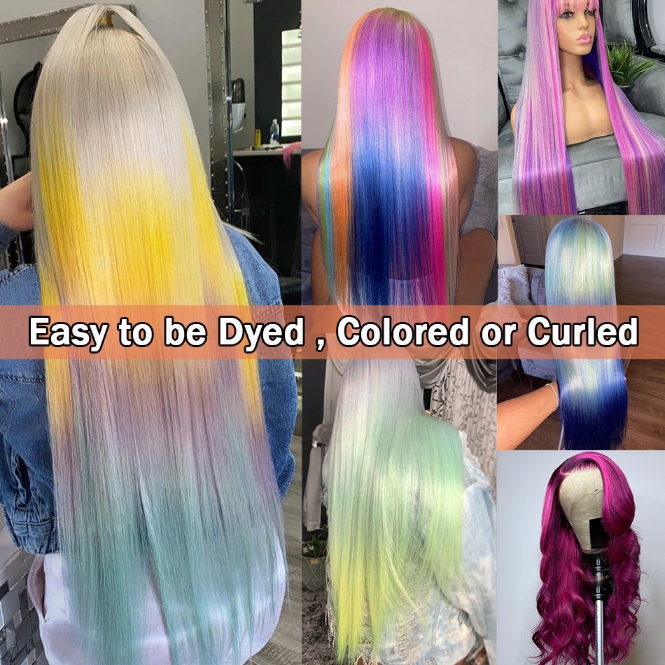 Raw Peruvian Straight Hair Vendor HD Lace Front Wig for Black Women Glueless 360 Full HD 613 Lace Wig Lace Front Wigs Human Hair