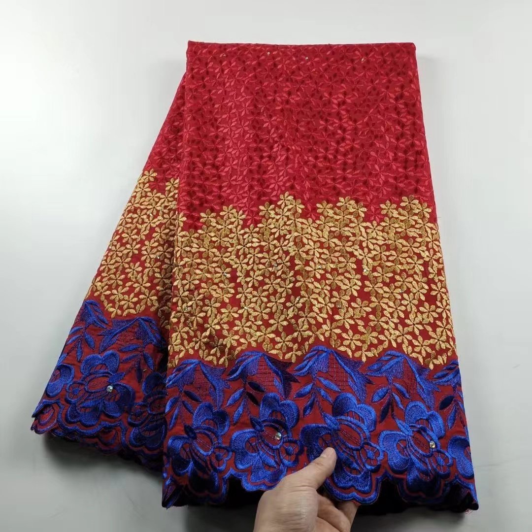 ACI Design China Wholesale Cotton Guipure Lace Fabric High Quality Cotton Lace Sewing Soft Voile Lace 5 Yards/Piece For Dress