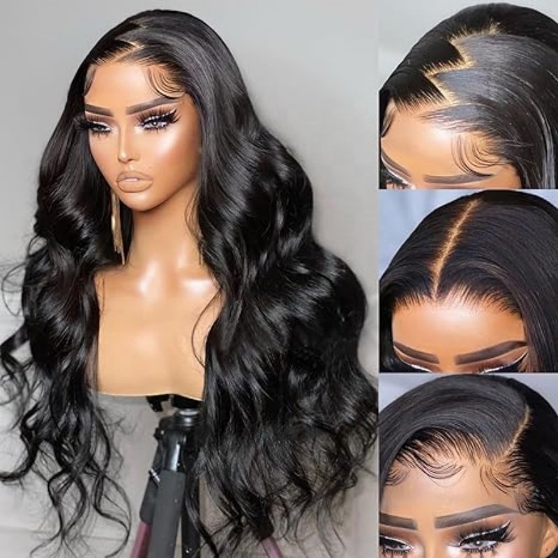 Glueless Body Wave Hd Lace Front Wig ,pre Pluck Virgin Human Hair Wigs,preplucked Hd Lace Closure Wigs for Women Brazilian Hair