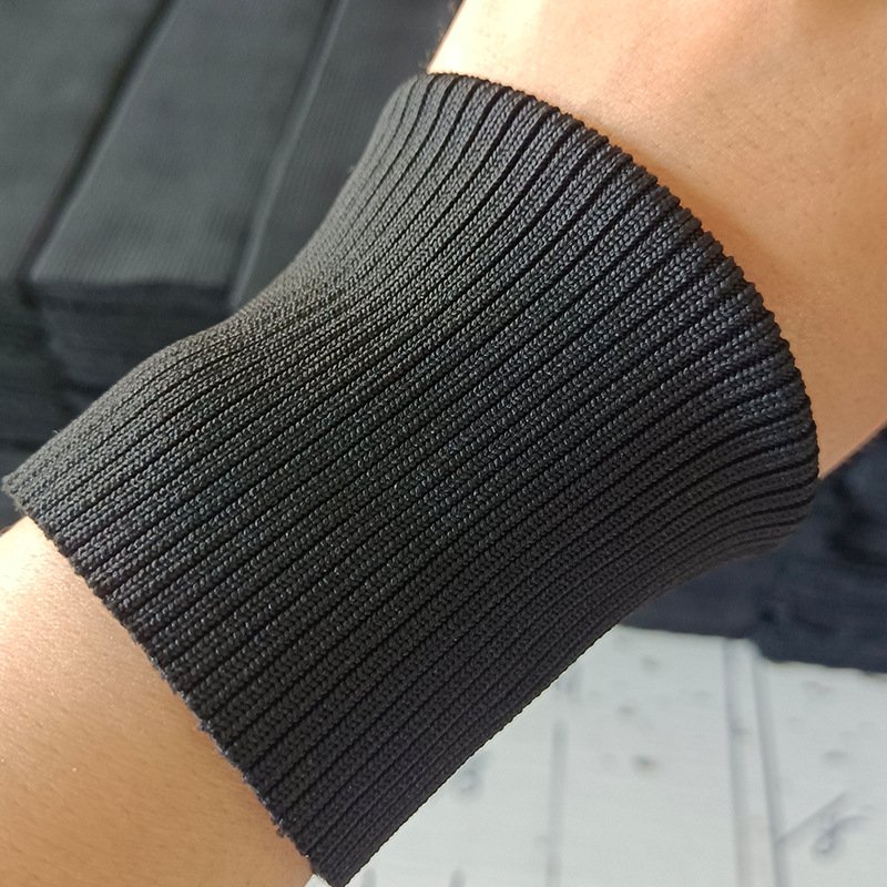 Factory circular knitting machine ribbed cuffs wholesale cotton sleeves knitted ribbed cuffs accessories cuffs can be customized