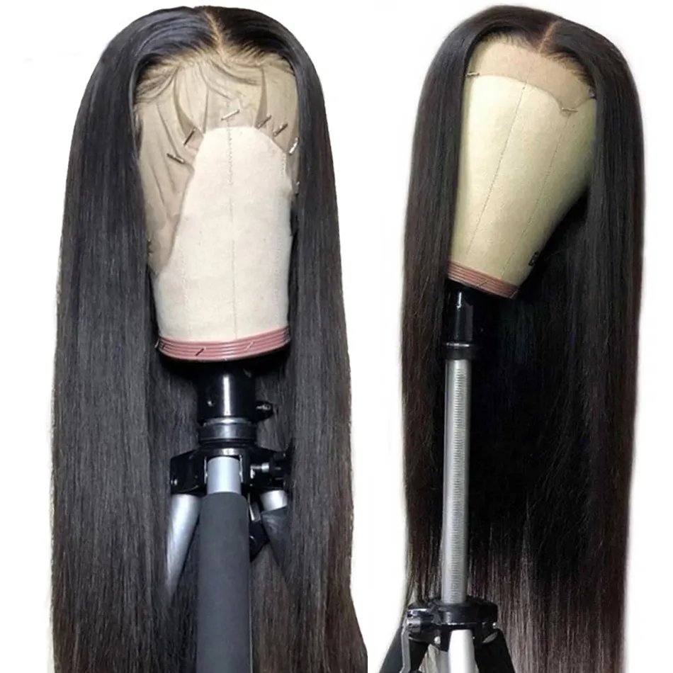 Frontal Glueless Full Hd Lace Wig,Cuticle Aligned Virgin Raw Indian Hair Wig,Unprocessed 100% 360 Full Lace Human Hair Wig