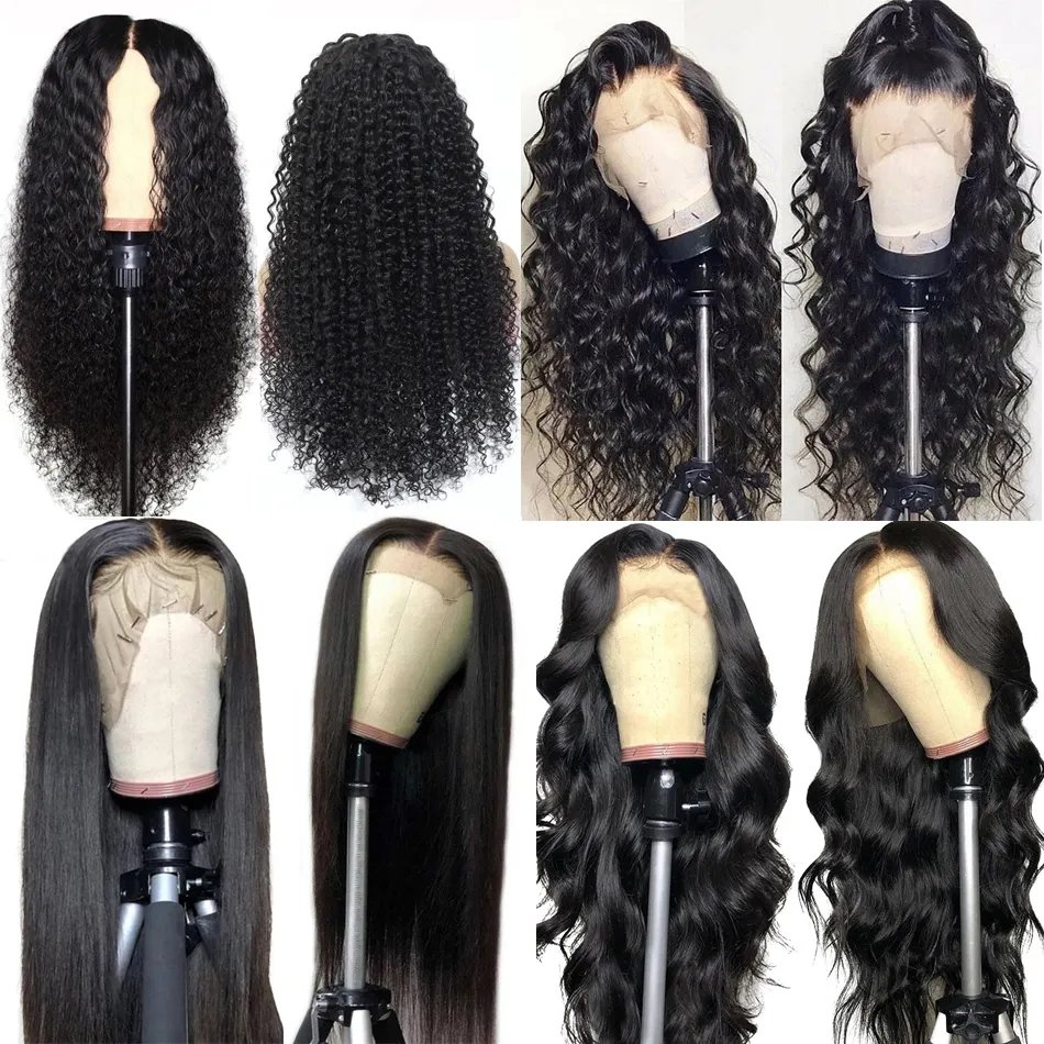 Frontal Glueless Full Hd Lace Wig,Cuticle Aligned Virgin Raw Indian Hair Wig,Unprocessed 100% 360 Full Lace Human Hair Wig