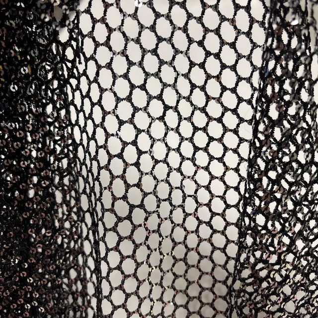 chemical embroidery mesh sequin lace 100% polyester embroidery mesh for high fashion
