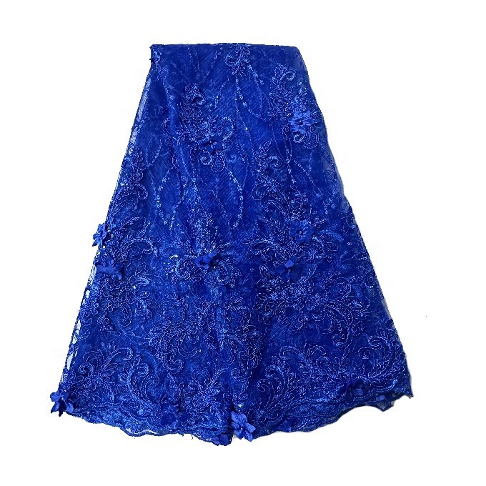 Beautiful beads mesh beaded bridal lace fabric gold beaded french lace sequin lace embroidery fabric for women dress