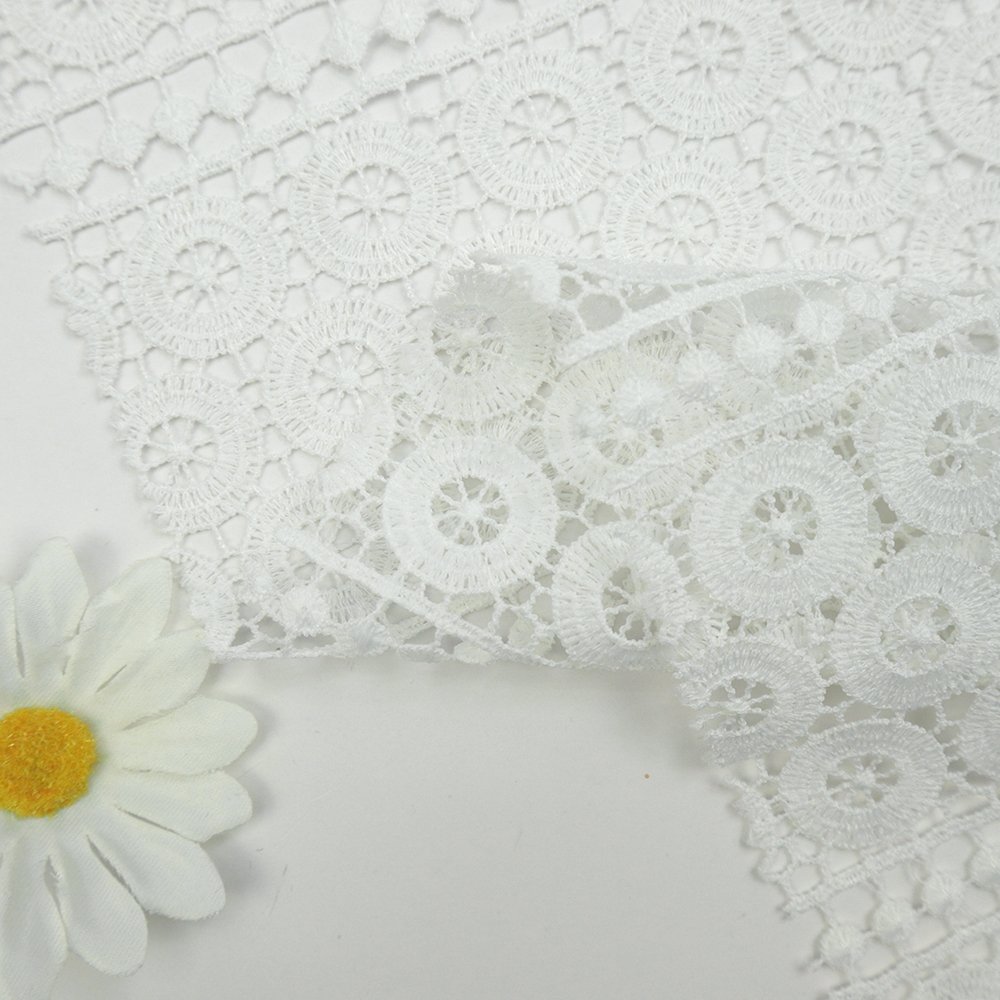Fabric Manufacturing custom 100%polyester comfortable solid color embroidery fabrics for dresses