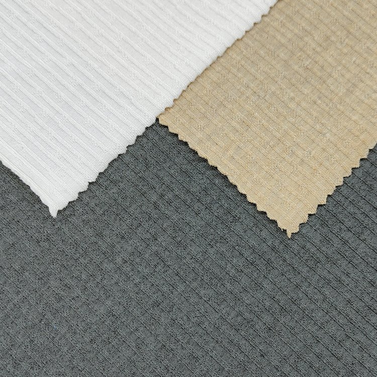 Good Rayon Poly Jacquard Fabric Price Per Meter For Sale, Custom Design 3D Rib Jacquard Fabric For Dresses/