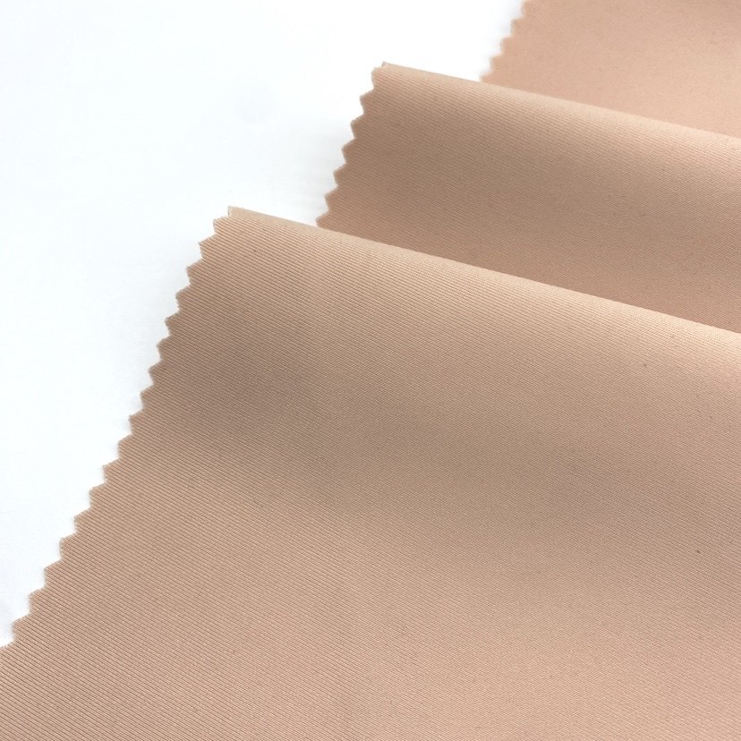 Compression performance polyester cotton spandex stretch knit netted mesh fabric for bodysuit underwear
