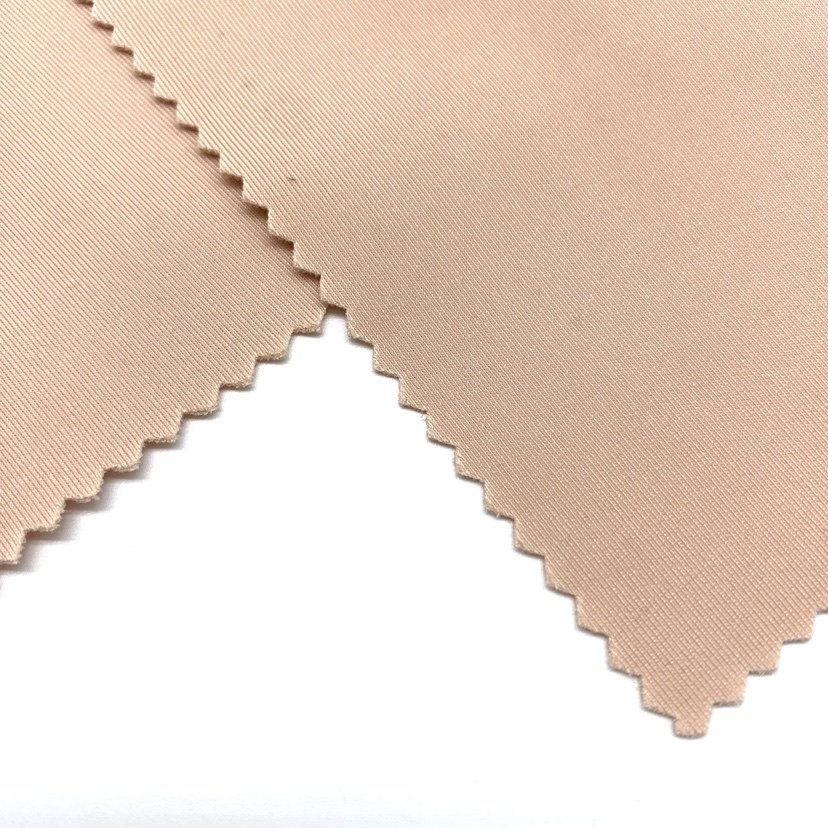 Compression performance polyester cotton spandex stretch knit netted mesh fabric for bodysuit underwear