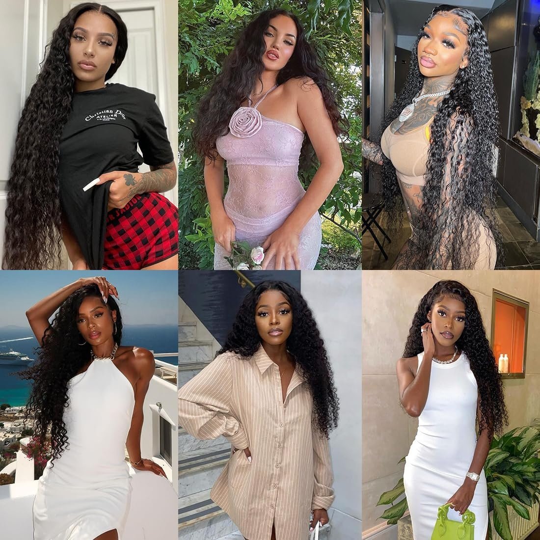 Deep Wave Lace Front Wigs 13x4 HD Transparent Lace Human Hair 180% Density With Baby Hair and Special Designed Adjustable Straps