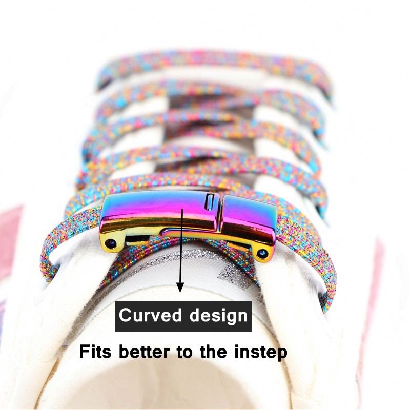 Elastic Laces Sneakers without Ties Shoelace Magnetic Lock Shoelaces Man Women's Sports Flat Shoe laces Shoes Accessories