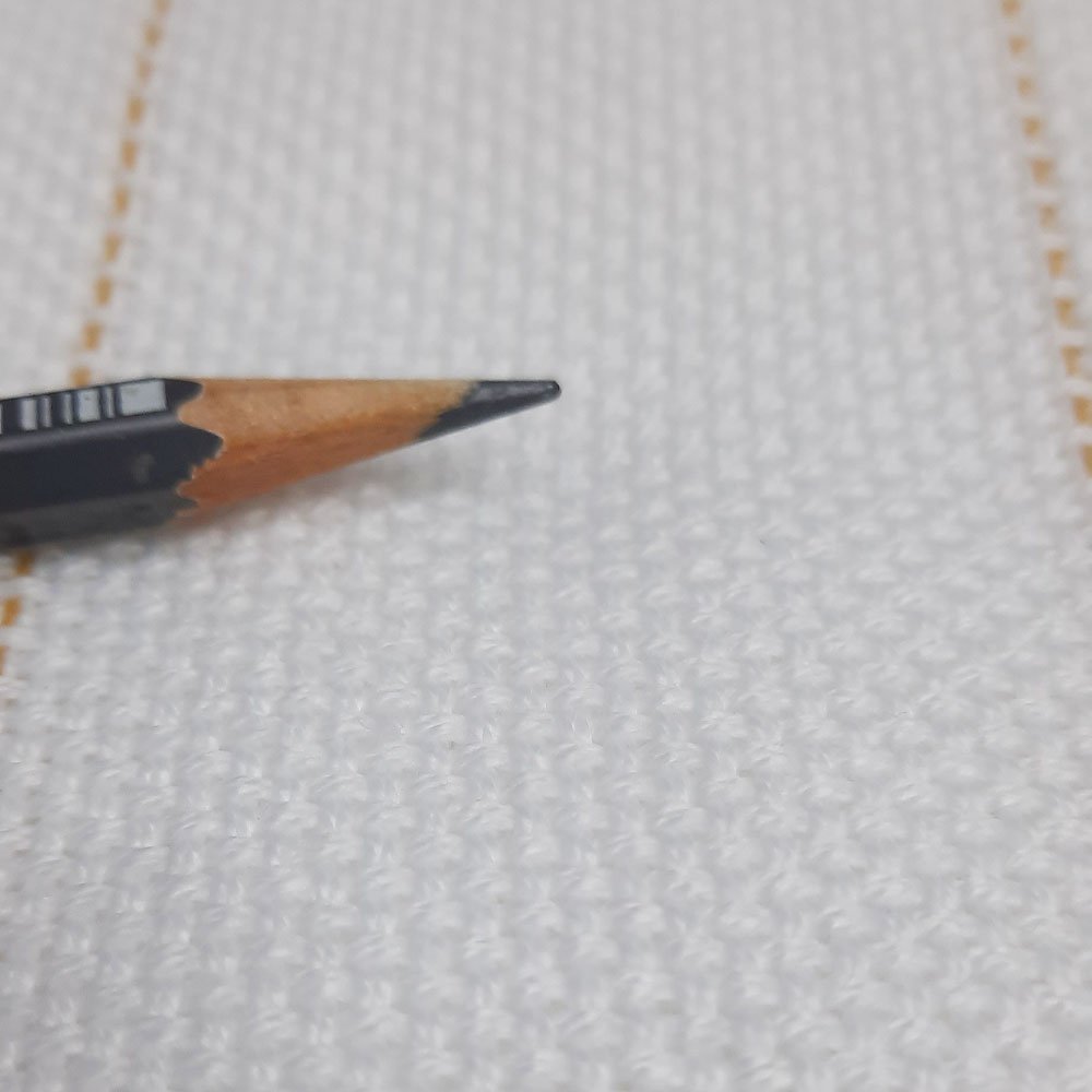 Best Quality 100% Cotton Recycled Monks Cloth With Golden Line Hand& Tufting Embroidery Fabrics Reusable Sustainable Ecofriendly