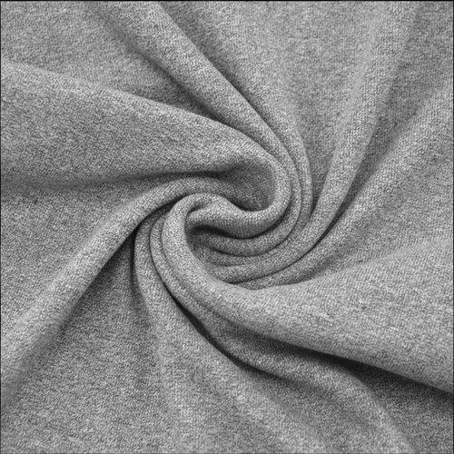 Purple Color 65% Cotton 35% Polyester French Terry Three Fleece Cotton Polyester Fabric for Winter Clothings from Manufacturer