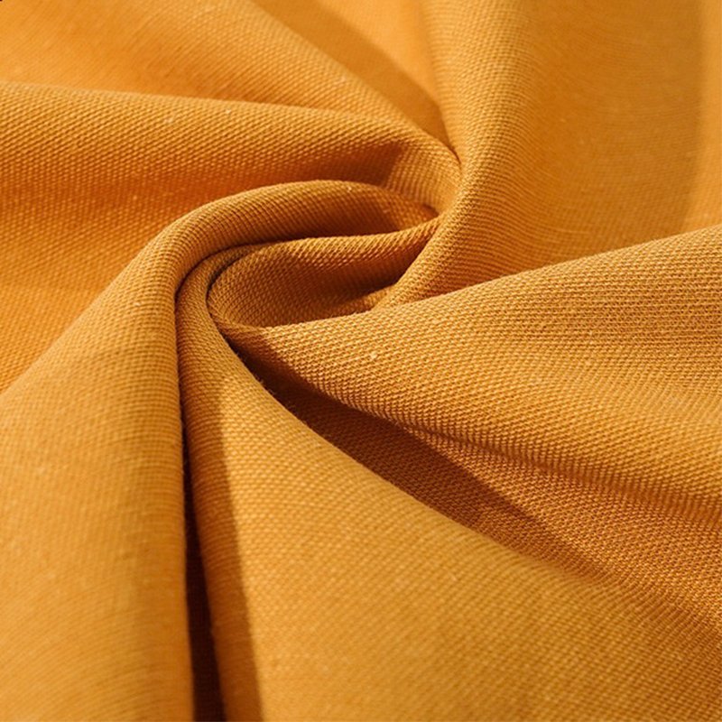 180g rayon ramie cotton blended plain fabric for the production of fashion women's shirt dress fabric