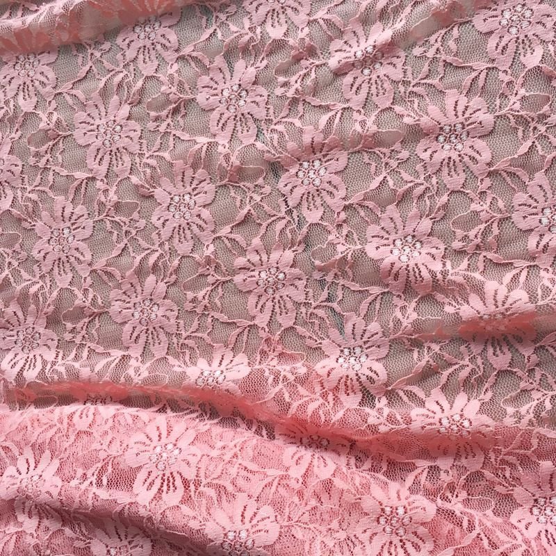 2022 beautiful nylon stretch soft flower lace for underwear lingerie ladies dress