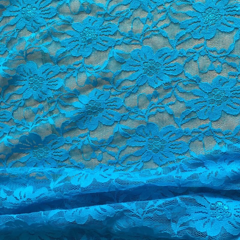 2022 beautiful nylon stretch soft flower lace for underwear lingerie ladies dress