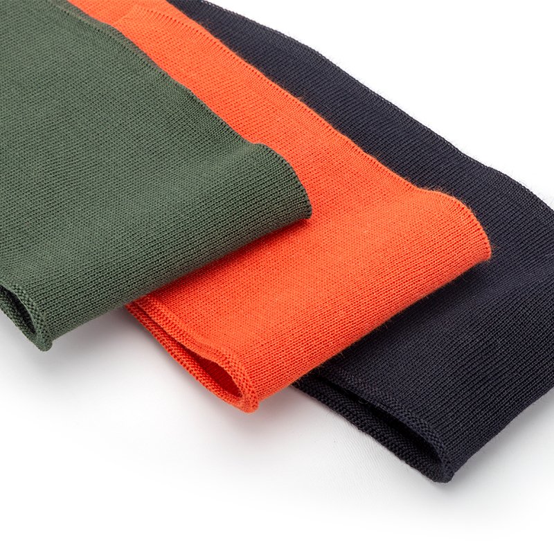 Custom Flame Retardant Dope Dyeing 98% Aramid 1313 2% Anti Static Rib Flat Knit Collar for FR Clothing