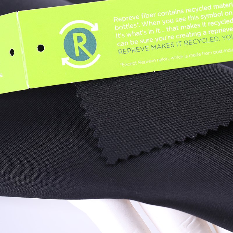 Biodegradable Recycled Econyl Fabric 93.2%Recycle Polyester 6.8%Spandex 280gsm Knitted Fabric For Sportswear