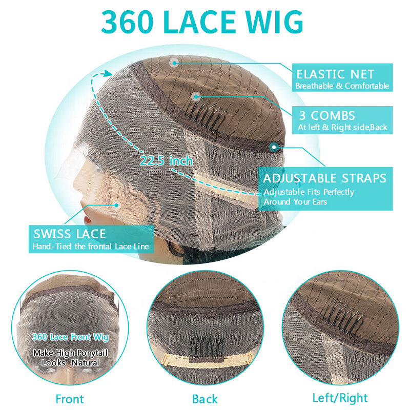 Cheap Wholesale 360 Full Lace Human Hair Wig Body Wave Raw Hair Lace Wigs HD Transparent Lace Frontal Wigs For Black Women