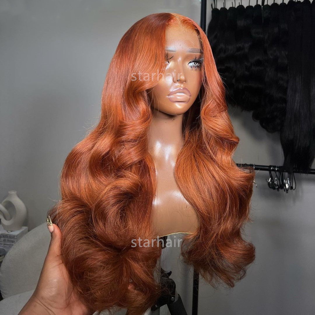 Frontal Glueless Full Transparent Lace Wig,Cuticle Aligned Virgin Remy Brazilian Hair Wig,Unprocessed Lace Human Hair Wig