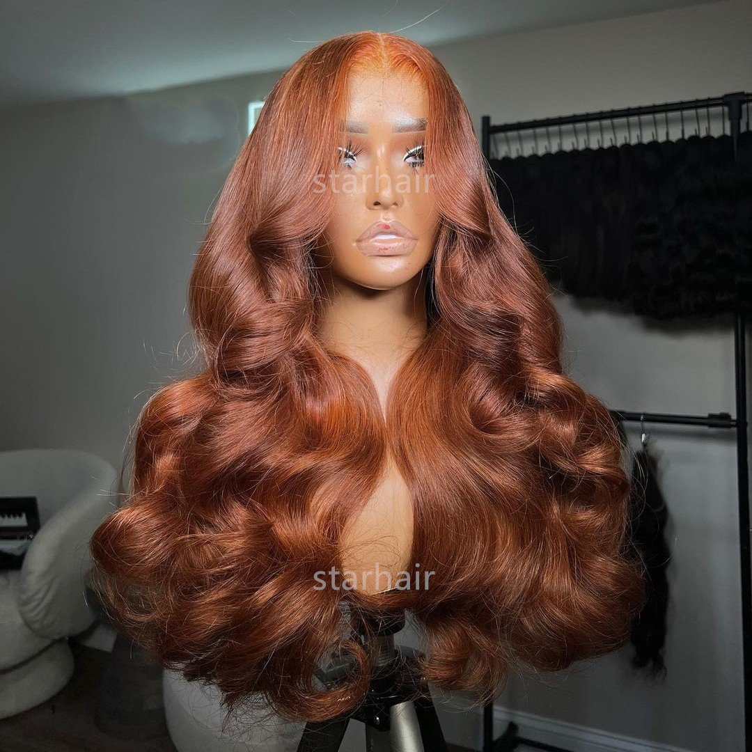 Frontal Glueless Full Transparent Lace Wig,Cuticle Aligned Virgin Remy Brazilian Hair Wig,Unprocessed Lace Human Hair Wig