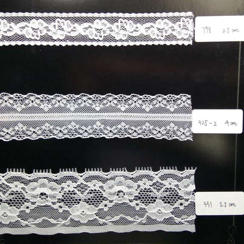 Liangsheng 10 Years Factory New Design High quality french elastic lace trim for dress and lingerie